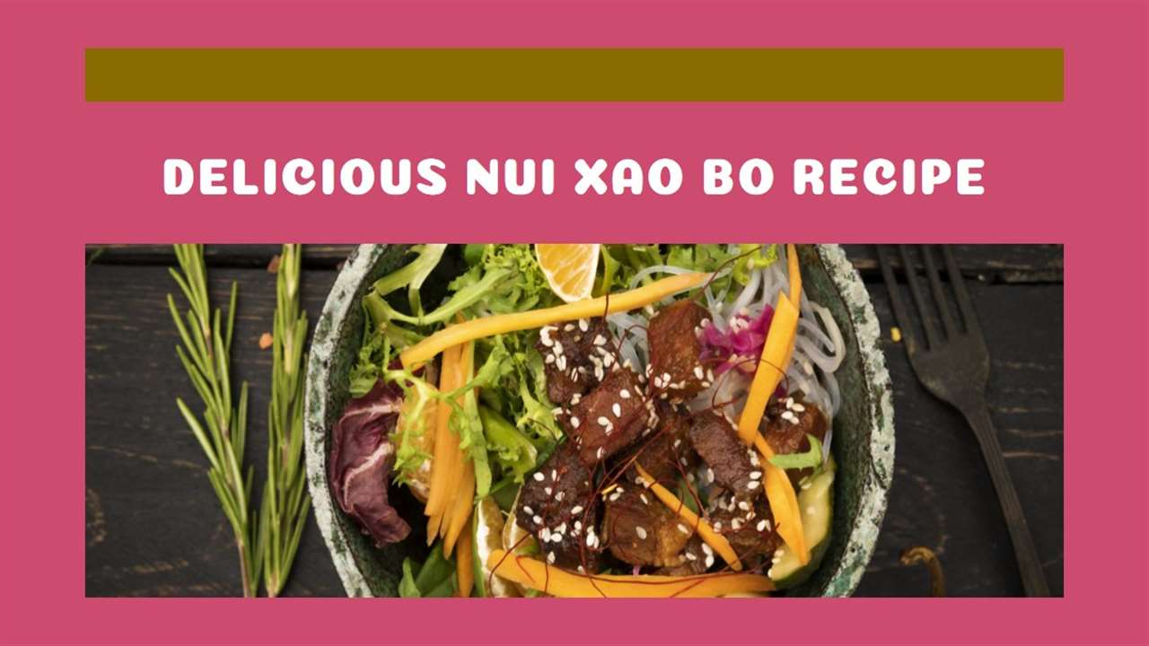 Nui Xao Bo Recipe