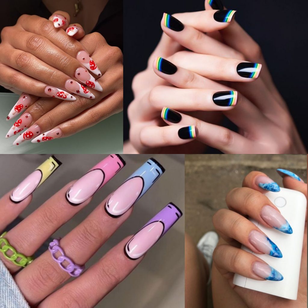 730+ French Manicure Nail Art Designs Stock Photos, Pictures & Royalty-Free  Images - iStock